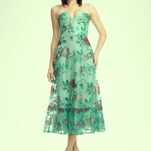 Dress The Population Carina Strapless Embellished Cocktail Dress